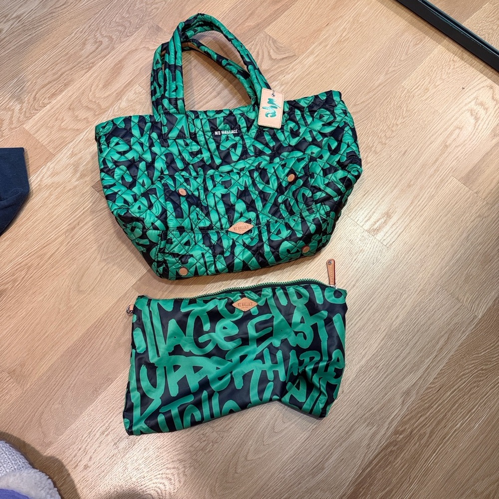 MZ Wallace NYC Graffiti Medium Metro Tote Deluxe